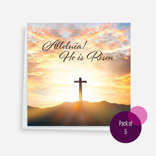 Religious Easter Cards - Alleluia! He is Risen - Embrace the Middle East 