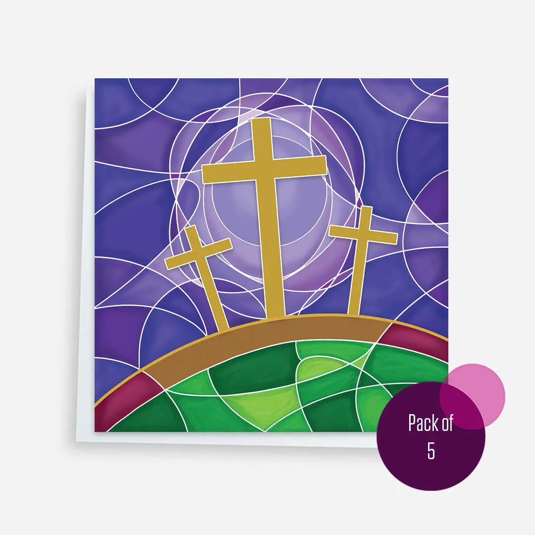 Easter Cards | Religious Easter Cards - Three Crosses – Embrace