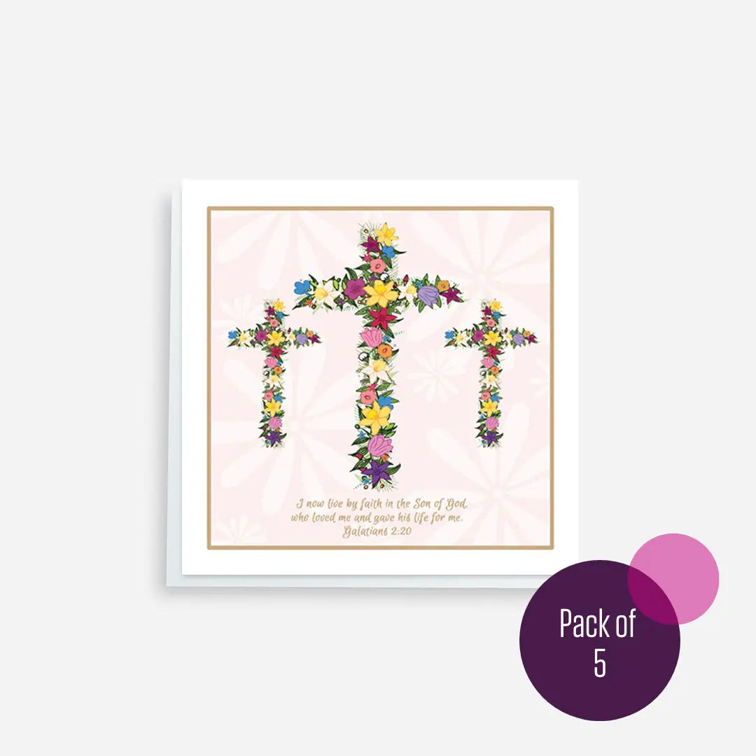 Religious Easter Cards | Three Crosses Easter Card – Embrace the