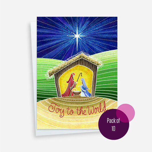 Charity Christmas cards - Joy to the World