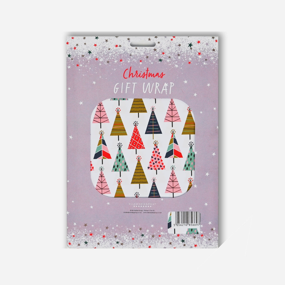 Stationery Colourful Christmas Wrapping and Tag set 