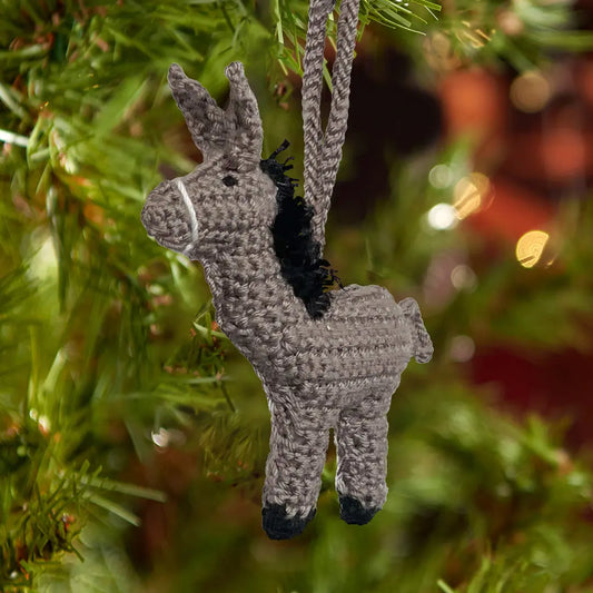 Crochet Little Donkey Decoration