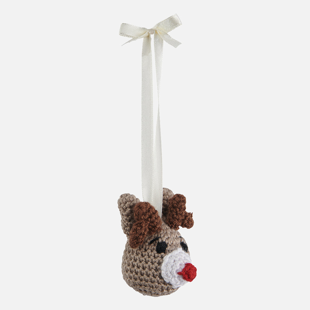 Charity Christmas Decorations_Crochet Reindeer Decoration
