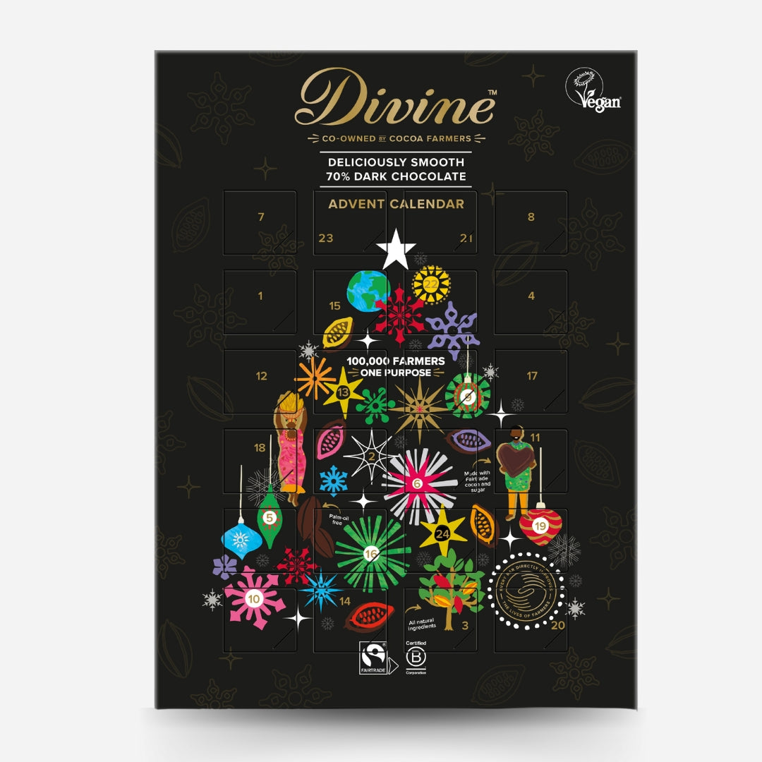 Charity Advent Calendars_Divine Dark Chocolate Advent Calendar