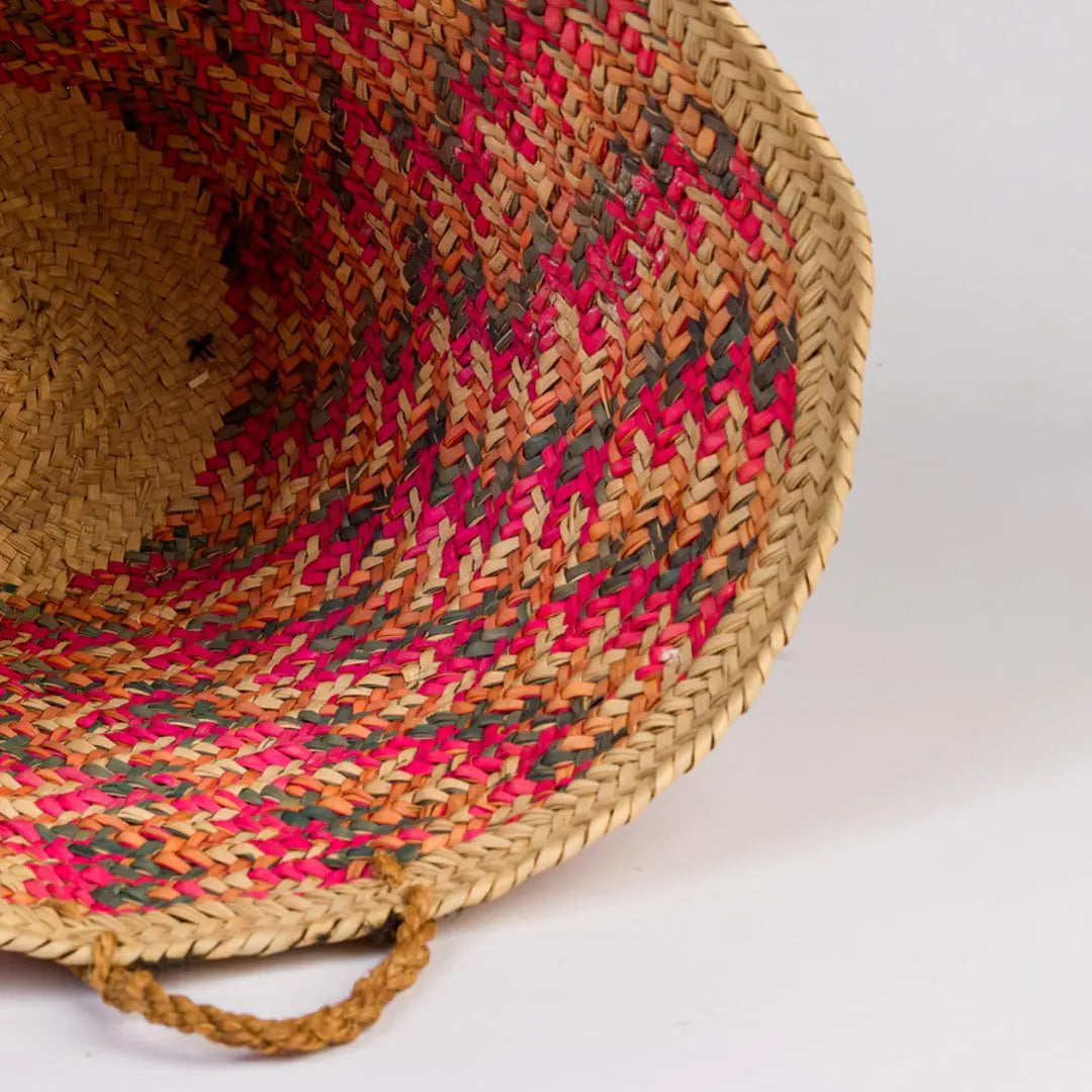 Homeware-Egyptian Palm Leaf Basket-internal detail
