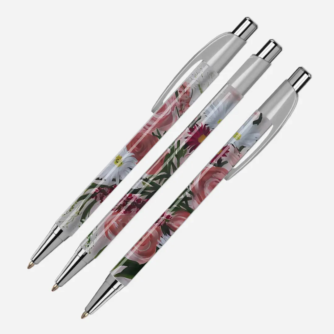 Stationery Flowers Pen