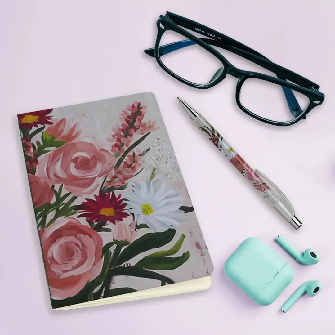 Stationery Flowers Notebook