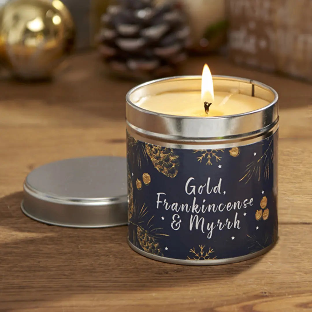 Gift Gold, Frankincense and Myrrh Candle