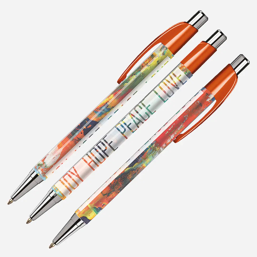 Stationery Joy Hope Peace Love Pen