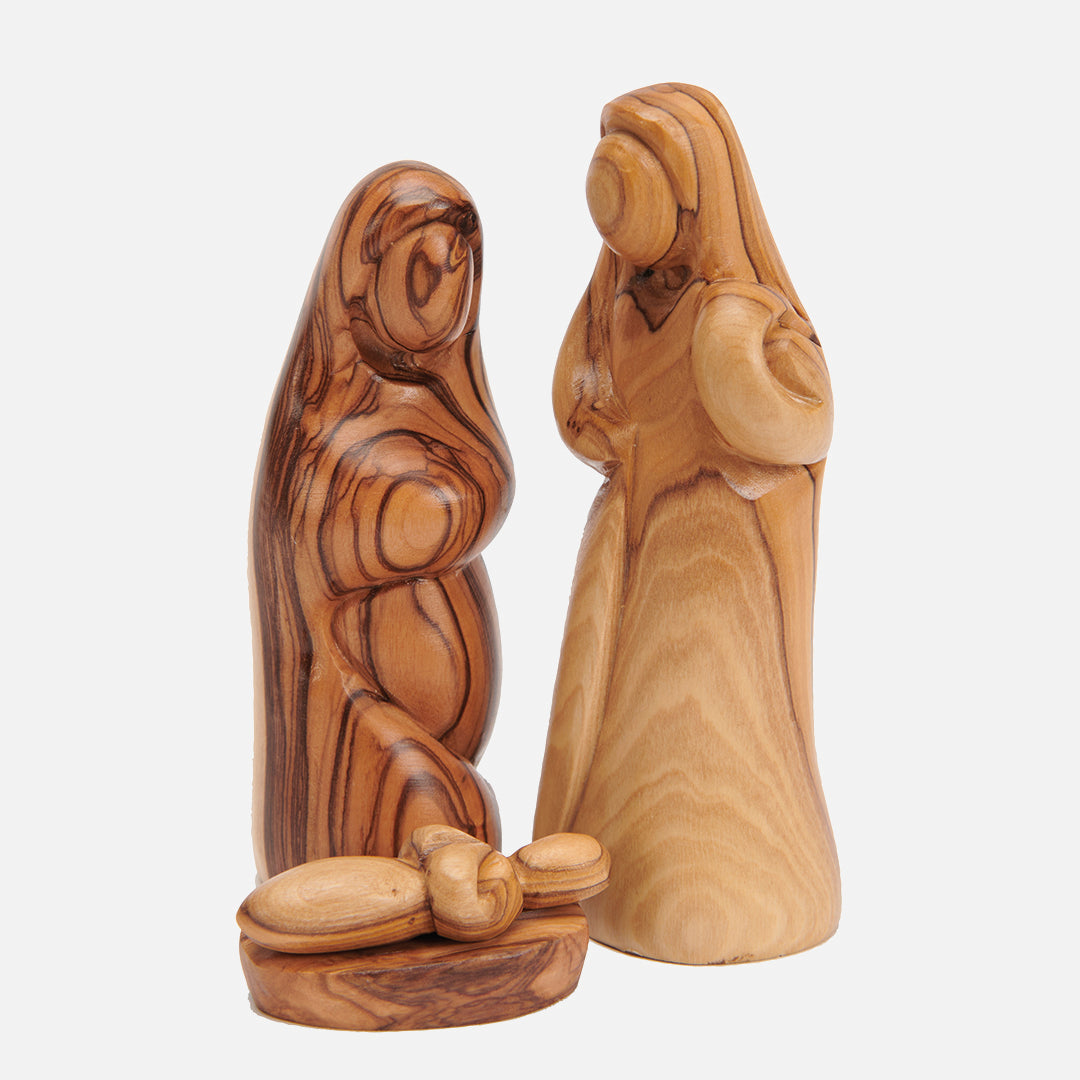 Charity Devotional_Olive Wood Holy Family Nativity Scene
