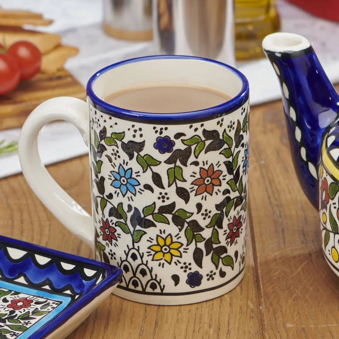 Palestinian Ceramic Lantana Mug