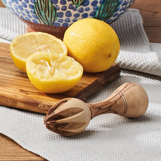 Homeware-Palestinian Olive Wood Lemon Juicer-Lifestyle