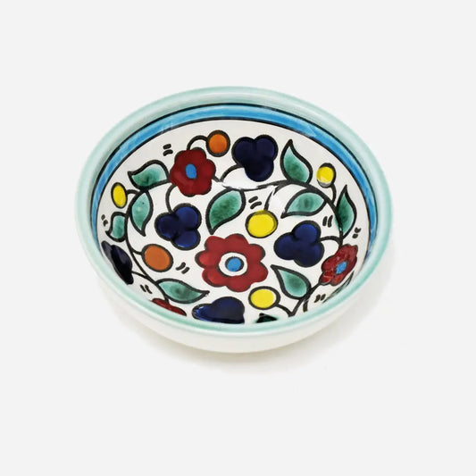 Homeware Palestinian Vibrant Floral Dipping Bowl