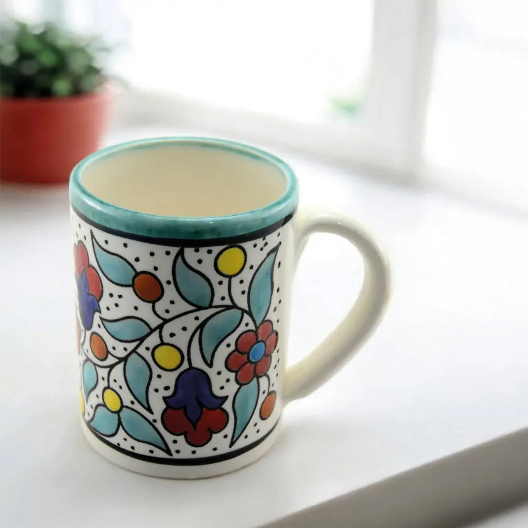 Homeware Palestinian Vibrant Floral Mug   