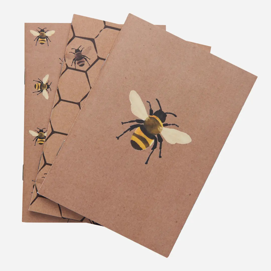Stationery Bee Trio of Notebooks A6 