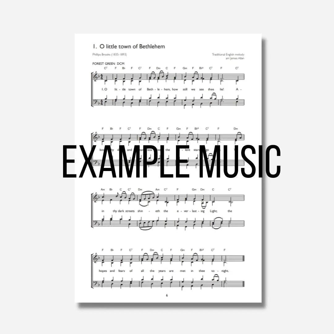 Christmas Resources Bethlehem Carols Music Book 