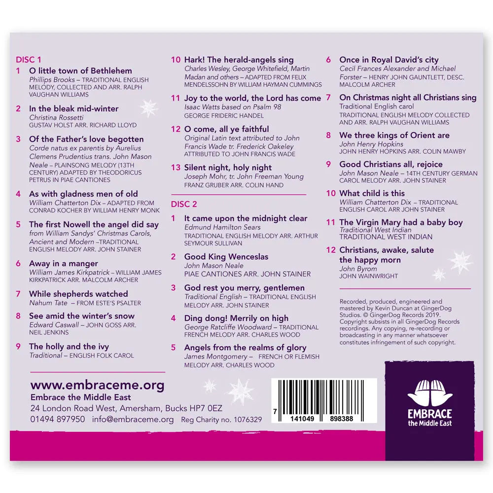 Christmas Resources Bethlehem Carols Music CD 