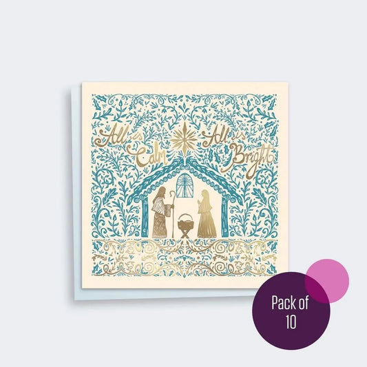 Christmas Cards Charity Christmas cards - All is Calm 