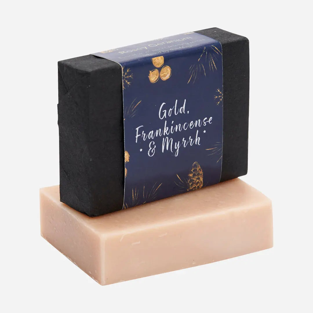 Bath & Beauty Gold, Frankincense and Myrrh Soap 