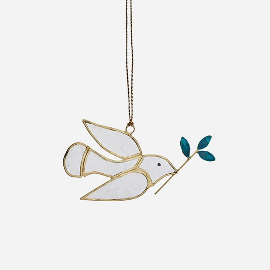 Christmas decorations Golden Dove of Peace Decoration 