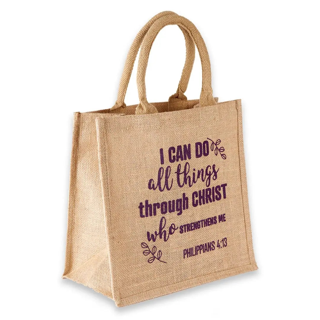 Embrace Exclusives I Can Do Jute Bag 