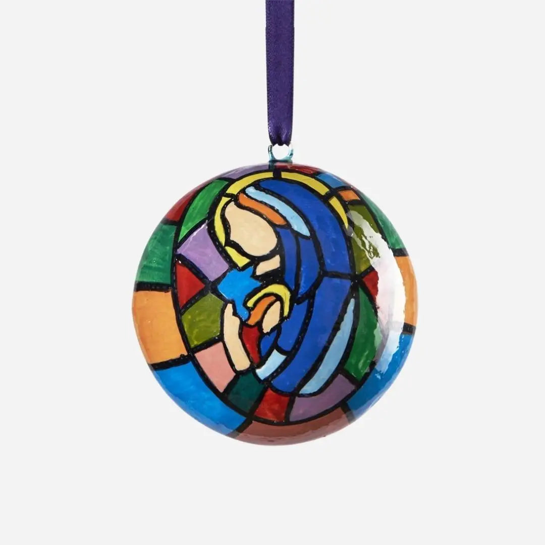 Christmas decorations Madonna & Child Bauble 