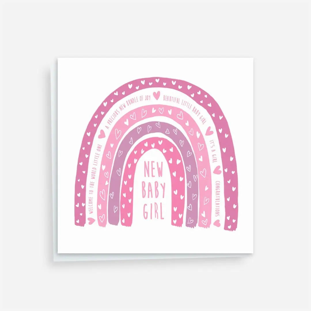 Notecards New Baby Girl Card 