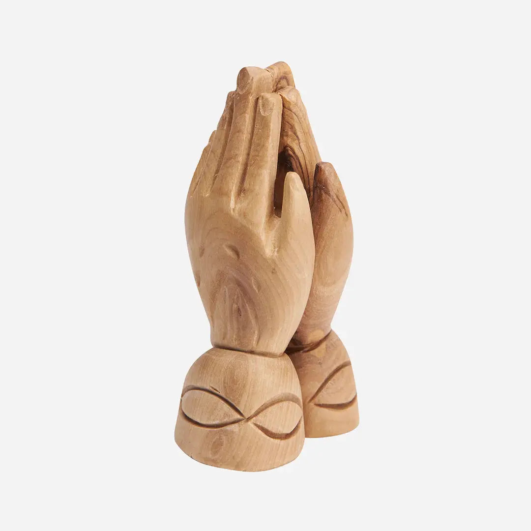 Devotional Olive Wood Praying Hands 