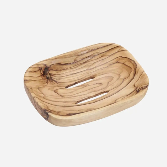 Made in the Middle East Olive Wood Soap Dish 