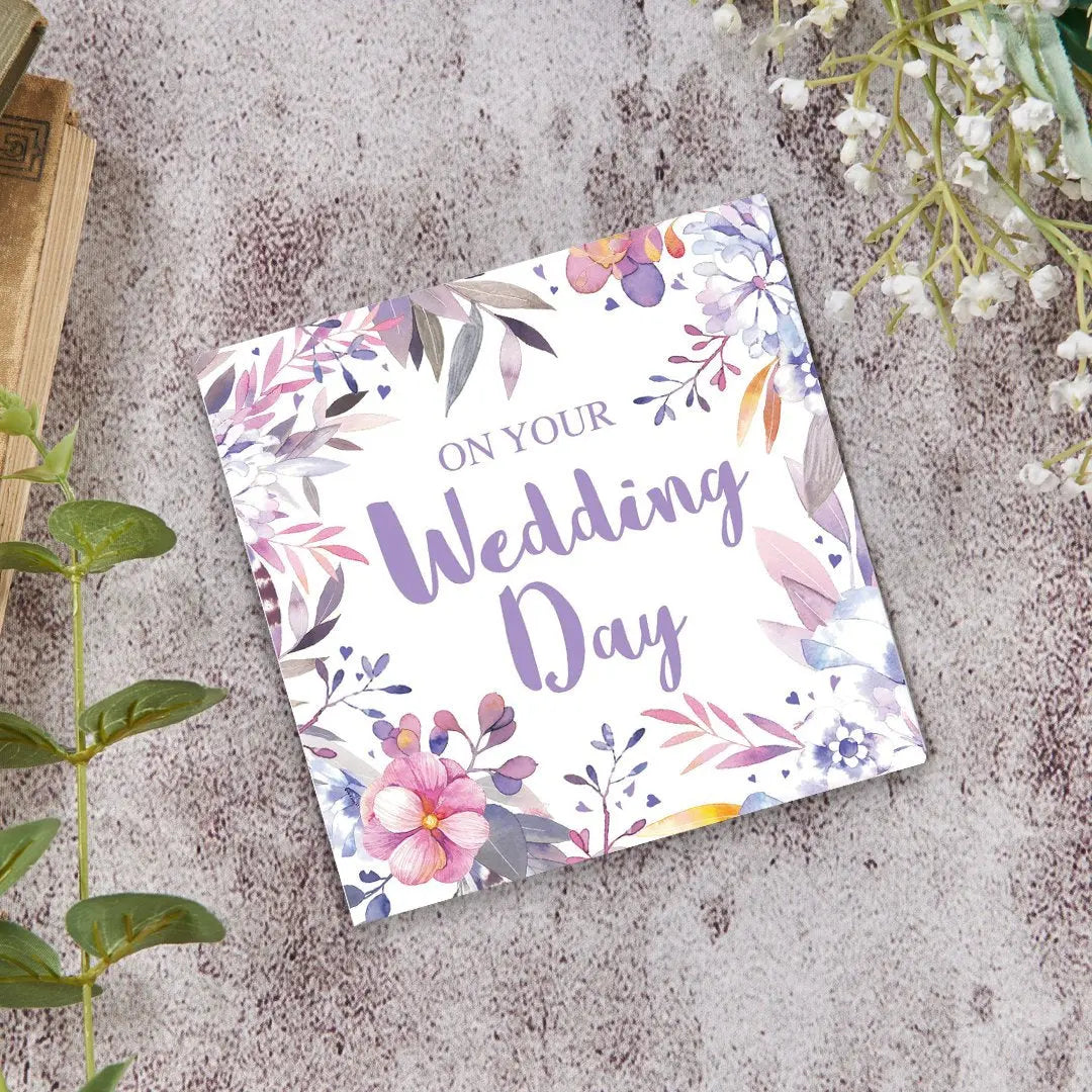 Notecards On Your Wedding Day 