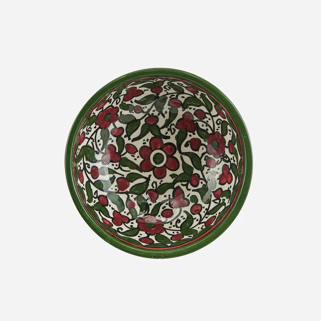 Homeware Palestinian Handpainted Ceramic Bowl Medium 15cm 