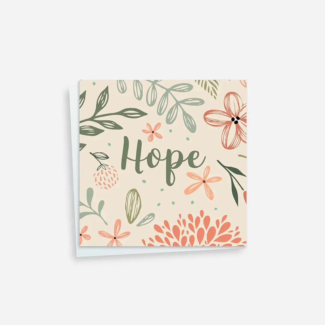 Notecards Religious Notecards - Joy Hope Peace and Love 