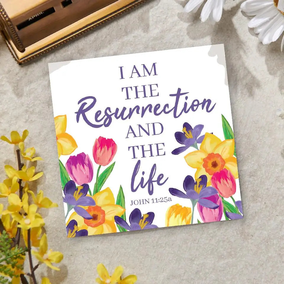 Easter Cards Resurrection & Life Easter Card 